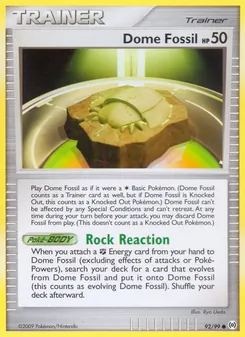 Dome Fossil 92/99 — Arceus