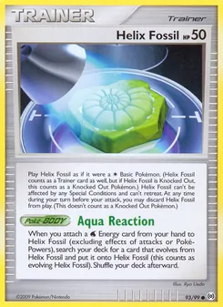Helix Fossil 93/99 — Arceus