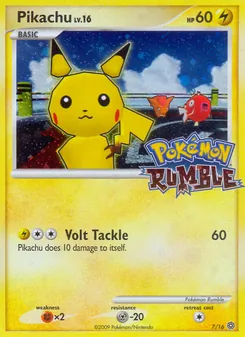 Pikachu 7/16 — Pokémon Rumble