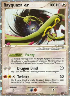 Rayquaza ex 39/40 — Nintendo Black Star Promos