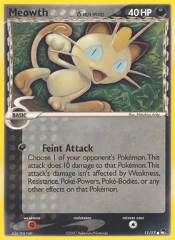 Meowth δ 11/17 — POP Series 5