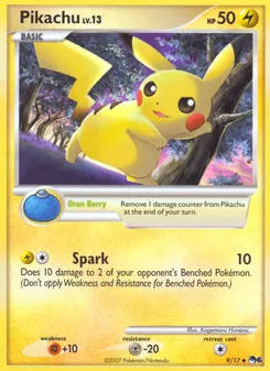 Pikachu 9/17 — POP Series 6