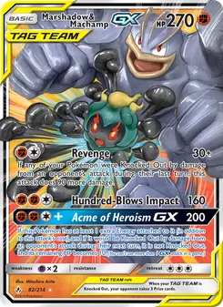 Marshadow et Mackogneur GX 82/214 — Unbroken Bonds