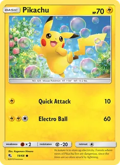 Pikachu 19/68 — Hidden Fates