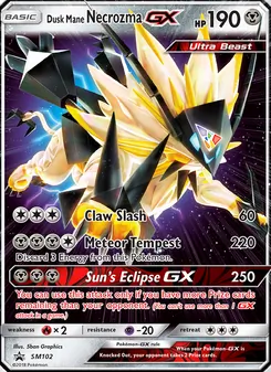 Necrozma Crinière du Couchant GX SM102 — SM Black Star Promos