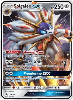 Solgaleo GX SM104 — SM Black Star Promos