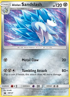 Sablaireau d’Alola SM127 — SM Black Star Promos