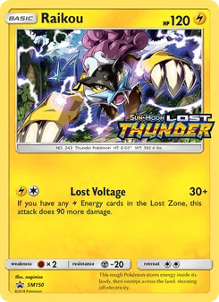 Raikou SM150 — SM Black Star Promos