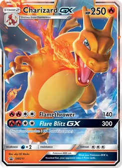 Dracaufeu GX SM211 — SM Black Star Promos