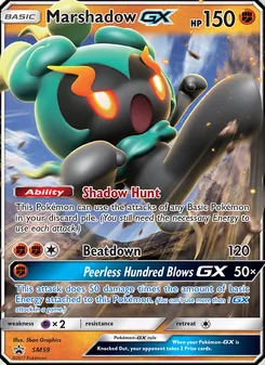 Marshadow GX SM59 — SM Black Star Promos