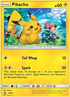 Pikachu SM86 — SM Black Star Promos