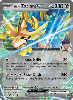 Zacian-ex de Nabil 193/225 — SVP Black Star Promos