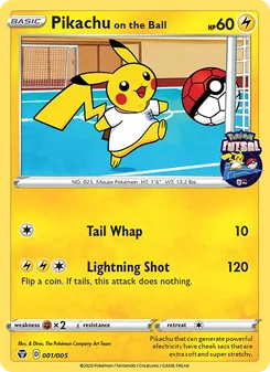 Pikachu on the Ball 1/5 — Pokémon Futsal 2020