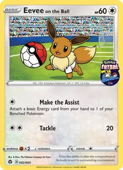 Eevee on the Ball 2/5 — Pokémon Futsal 2020