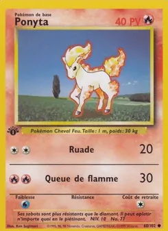Ponyta 60/102 — Base Set