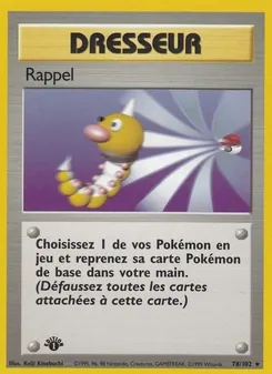 Rappel 78/102 — Base Set