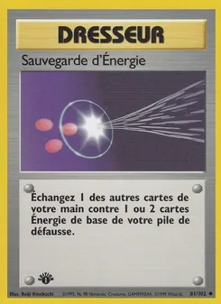 Sauvegarde d'Énergie 81/102 — Base Set