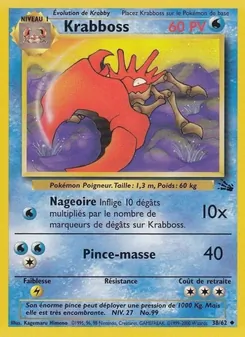 Krabboss 38/62 — Fossil