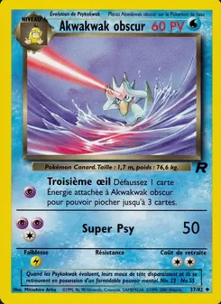 Akwakwak obscur 37/82 — Team Rocket