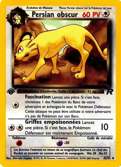 Persian obscur 42/82 — Team Rocket