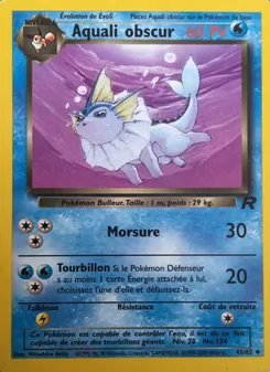 Aquali obscur 45/82 — Team Rocket