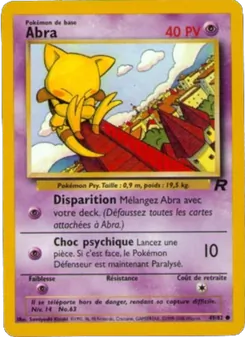 Abra 49/82 — Team Rocket