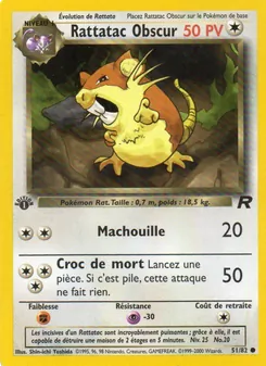 Rattatac obscur 51/82 — Team Rocket