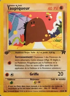 Taupiqueur 52/82 — Team Rocket