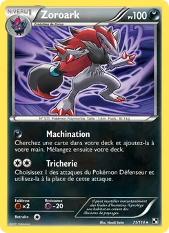 Zoroark 71/114 — Black & White