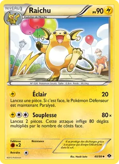Raichu 40/99 — Next Destinies