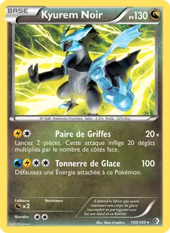 Kyurem Noir 100/149 — Boundaries Crossed