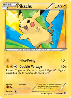 Pikachu 50/149 — Boundaries Crossed