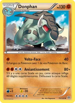 Donphan 72/135 — Plasma Storm