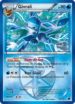 Givrali 23/116 — Plasma Freeze