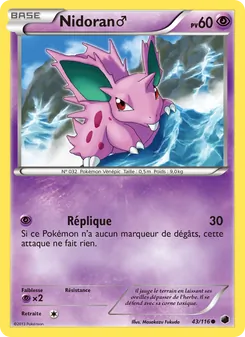 Nidoran♂ 43/116 — Plasma Freeze