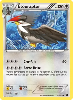 Étouraptor 97/116 — Plasma Freeze