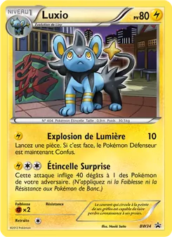 Luxio BW34 — BW Black Star Promos