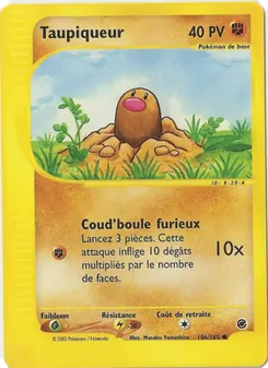 Taupiqueur 106/165 — Expedition Base Set
