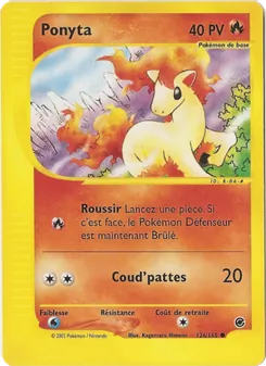 Ponyta 126/165 — Expedition Base Set