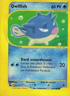 Qwilfish 127/165 — Expedition Base Set