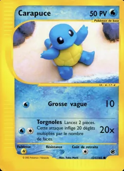 Carapuce 131/165 — Expedition Base Set