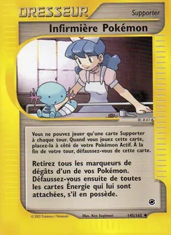 Infirmière Pokémon 145/165 — Expedition Base Set