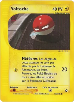 Voltorbe 115/147 — Aquapolis