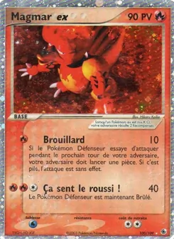 Magmar ex 100/109 — Ruby & Sapphire