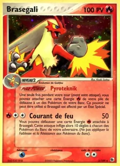 Braségali 3/109 — Ruby & Sapphire