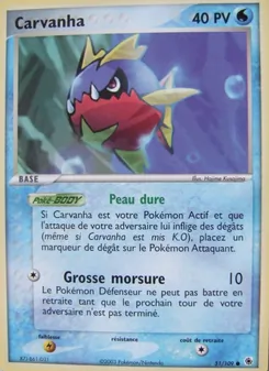 Carvanha 51/109 — Ruby & Sapphire