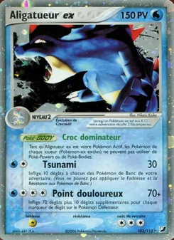 Aligatueur ex 103/115 — Unseen Forces / Unseen Forces Unown Collection