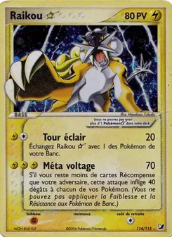 Raikou ☆ 114/115 — Unseen Forces / Unseen Forces Unown Collection