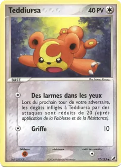 Teddiursa 77/115 — Unseen Forces / Unseen Forces Unown Collection