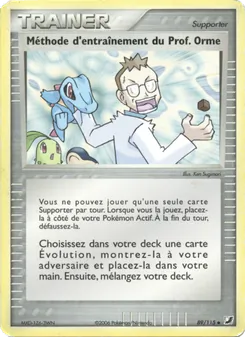 Méthode d'entraînement du Prof. Orme 89/115 — Deoxys / Emerald / FireRed & LeafGreen / Hidden Legends / Unseen Forces